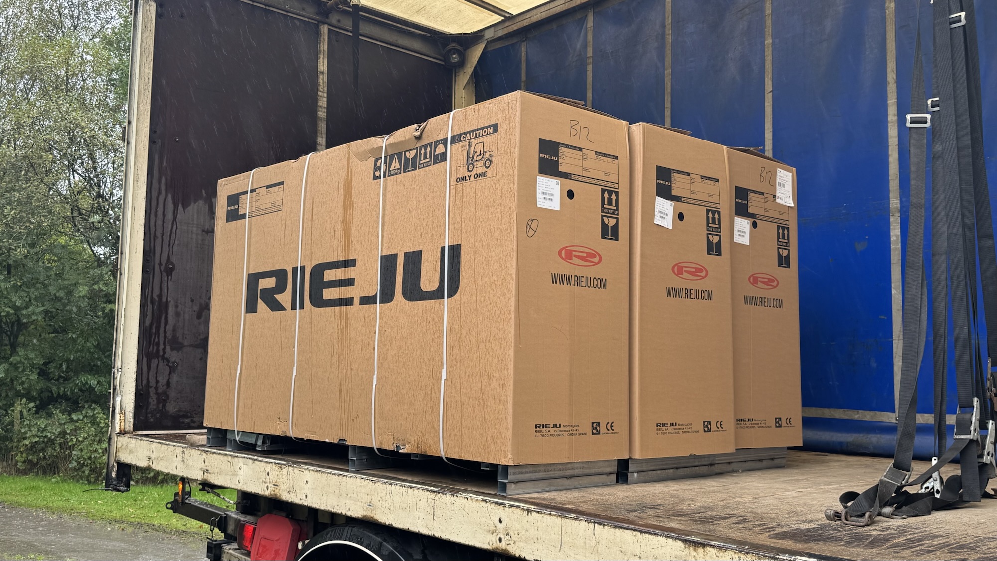 Our Rieju 307 Rally Fleet Arrives